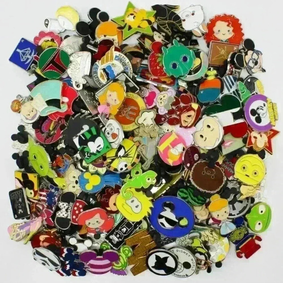 Disney Accessories - 25 Disney Pins – Authentic, Tradable, No Duplicates Guaranteed!